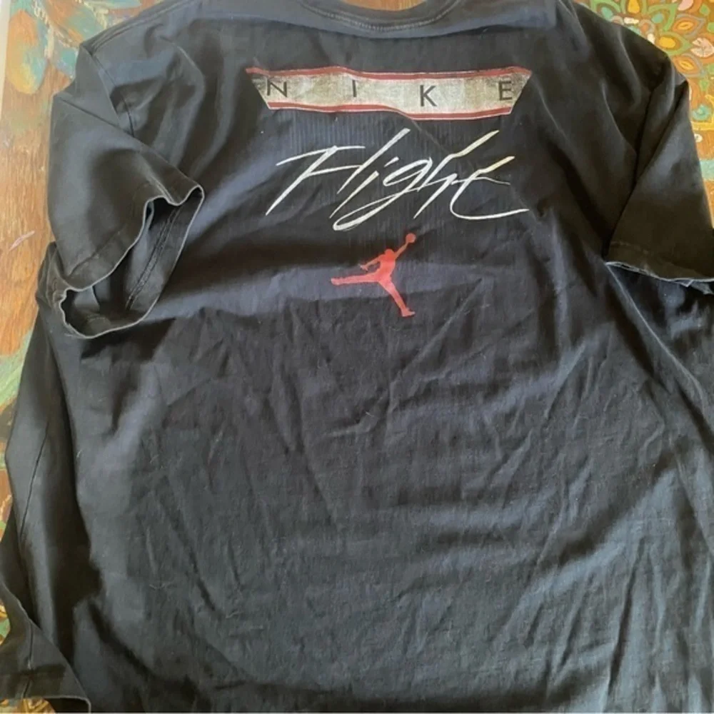 Nike Air Jordan Men's Black Graphic T-Shirt Size 3XL